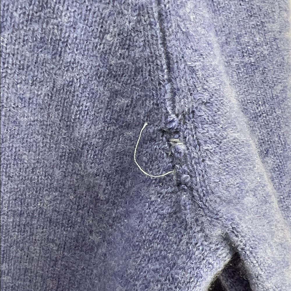 Lot Of Cashmere Sweaters Flawed Crafting DIY Mending Projects Gray Purple Soft - Picture 7 of 12